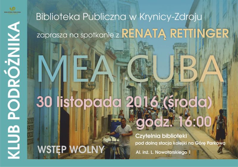ZAPRASZAMY NA SPOTKANIE KLUBU PODRÓŻNIKA